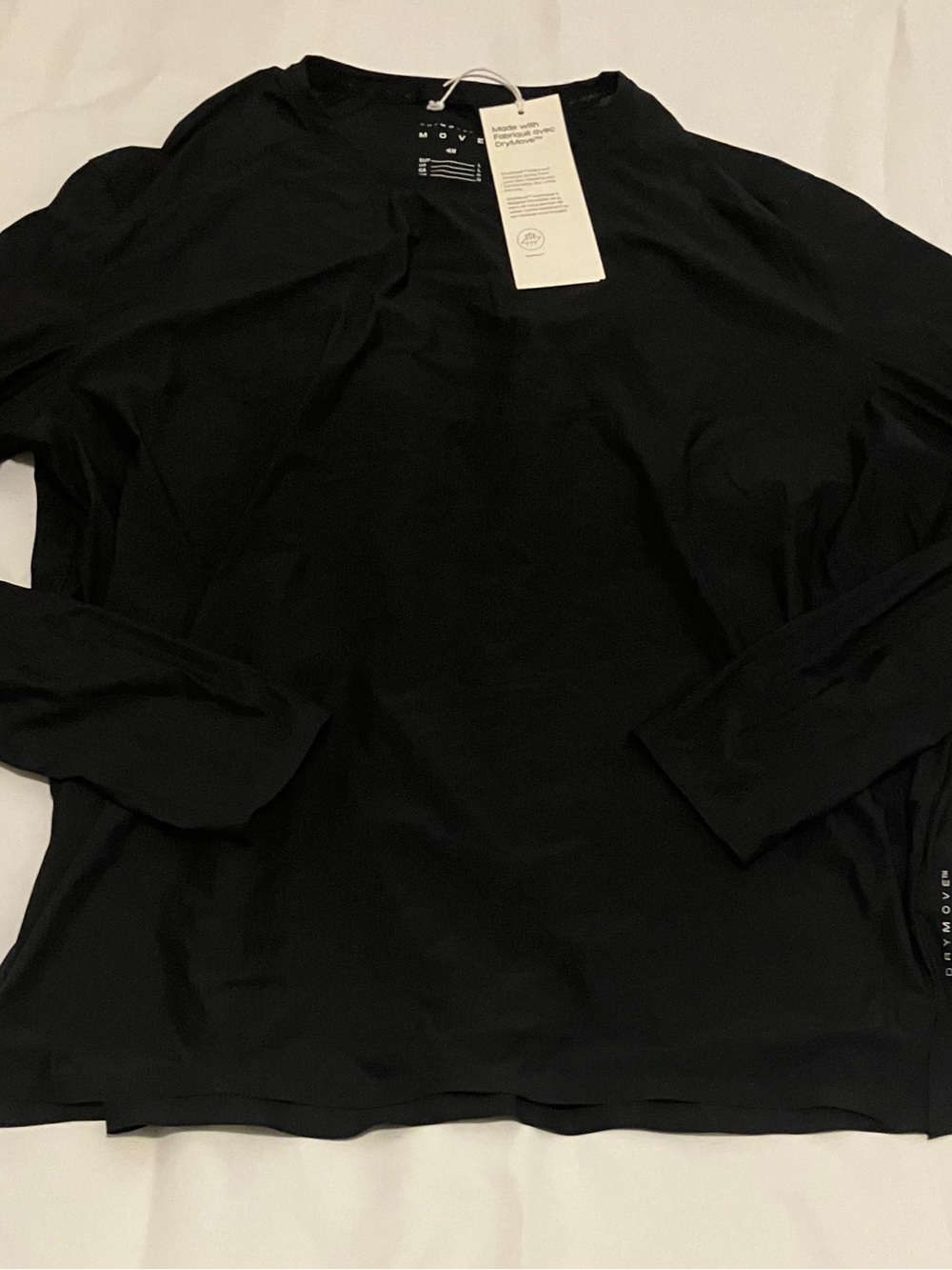Women’s DRYMOVERS H&M Long Sleeve Top Size L Tags On